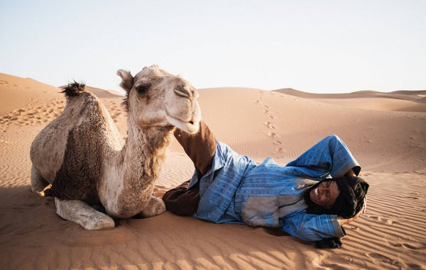 Doux passage vers 2024 dans le désert marocain