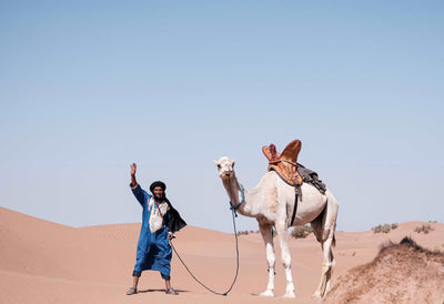 Doux passage vers 2024 dans le désert marocain