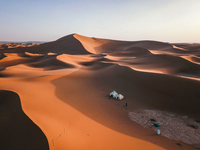 Doux passage vers 2024 dans le désert marocain