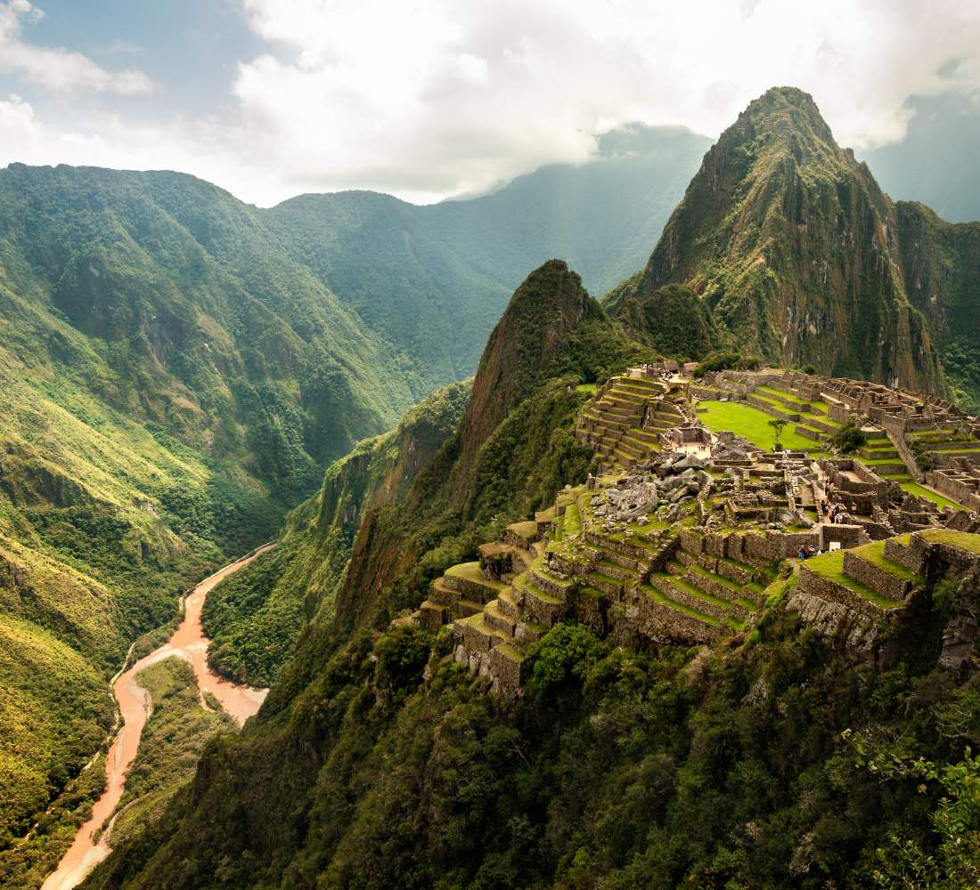 Photo des montagnes du Machu Pichu
