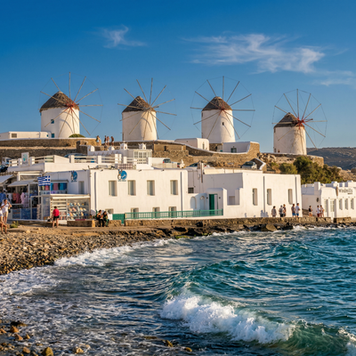 Énergie des Cyclades : Yoga & Mouvement face à la mer