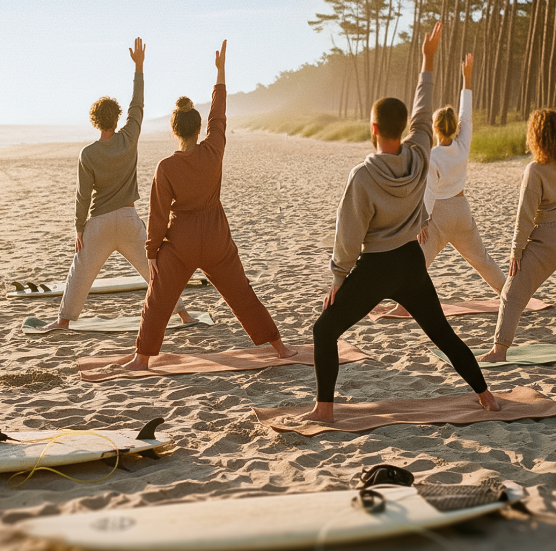 Surf & Yoga dans les Landes - été