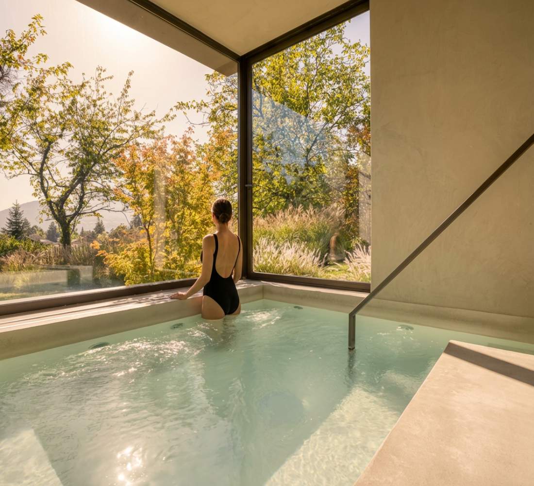 Immersion spa et yoga d'exception face au lac d'Annecy
