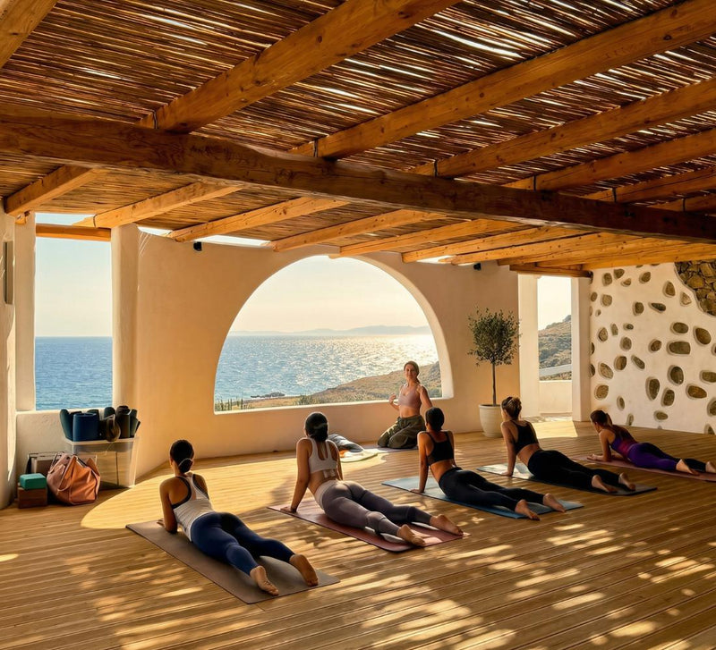 Énergie des Cyclades : Yoga & Mouvement face à la mer