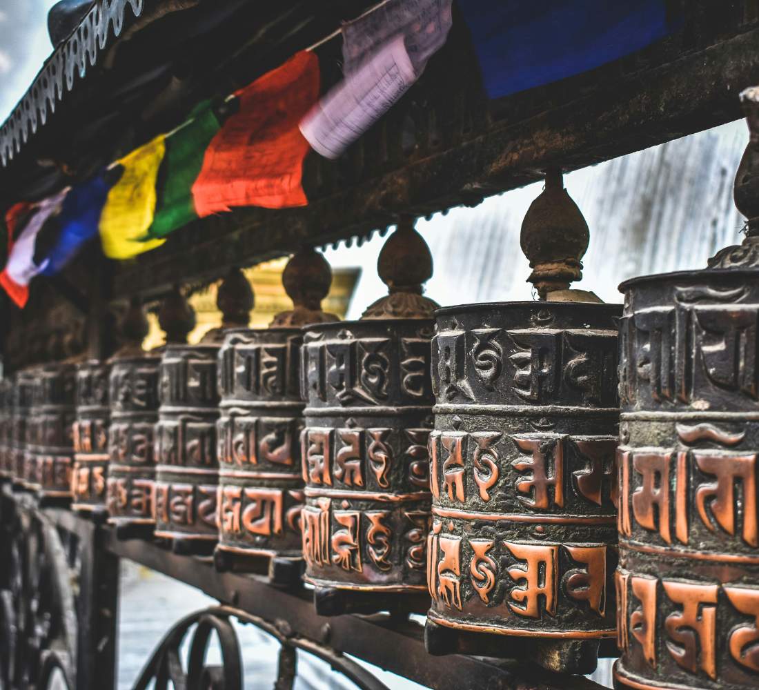 Sommets de l'Himalaya au Népal