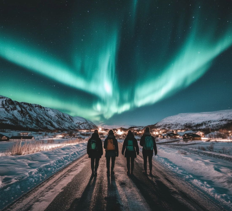 Voyage bien-être : Yoga & aurores boréales en Norvège