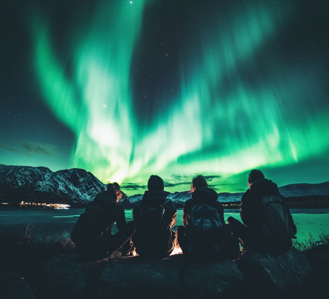 Voyage bien-être : Yoga & aurores boréales en Norvège