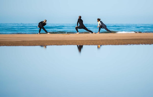 Equilibre et énergie face à l'océan marocain